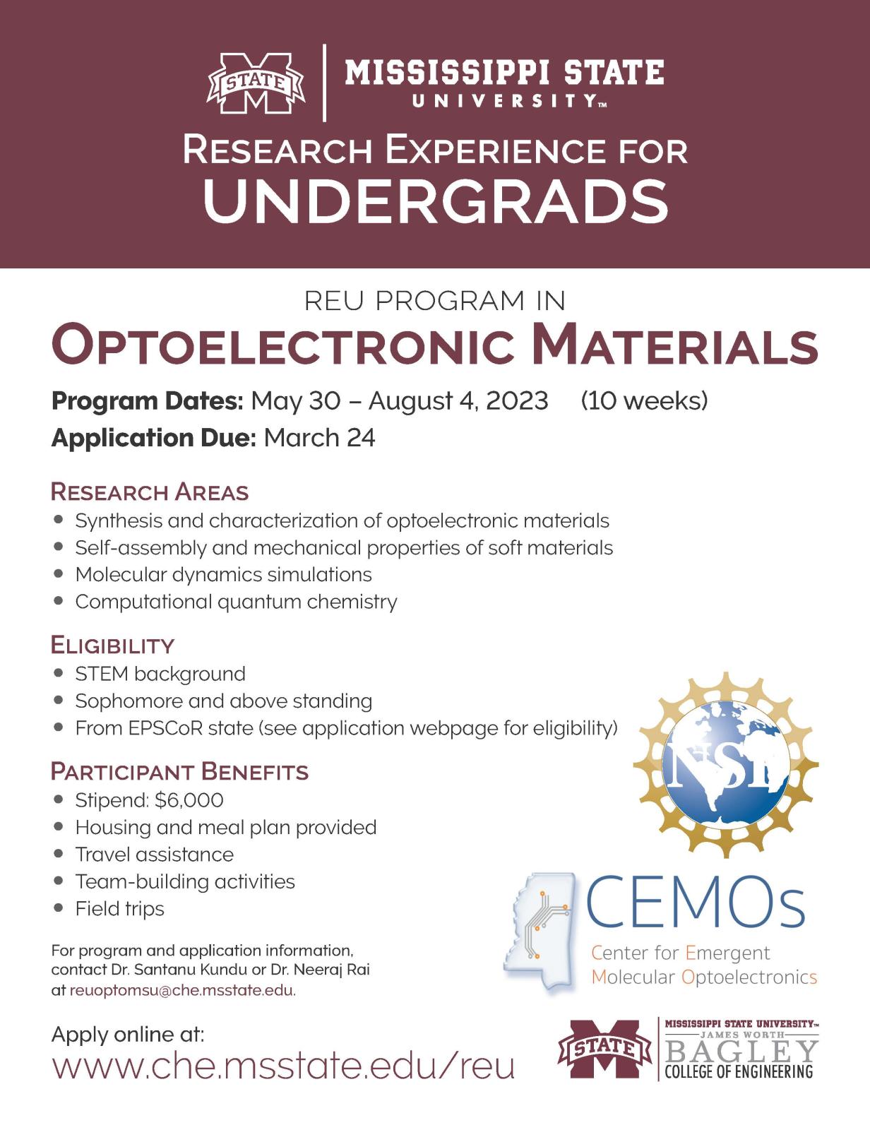Research Experience for Undergrads