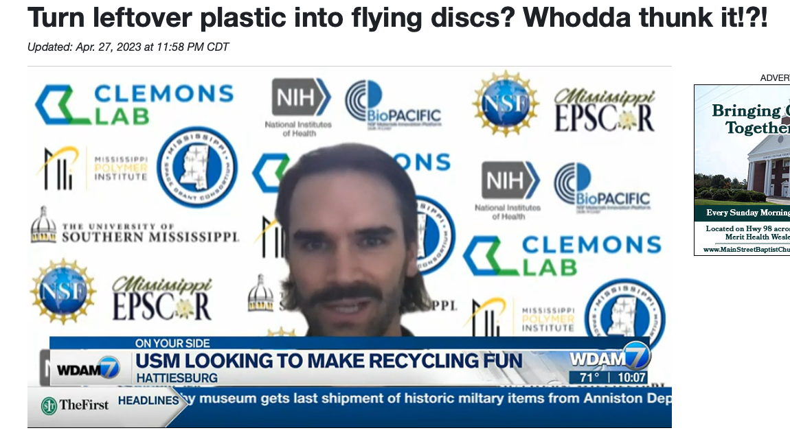 Turn leftover plastic into flying discs
